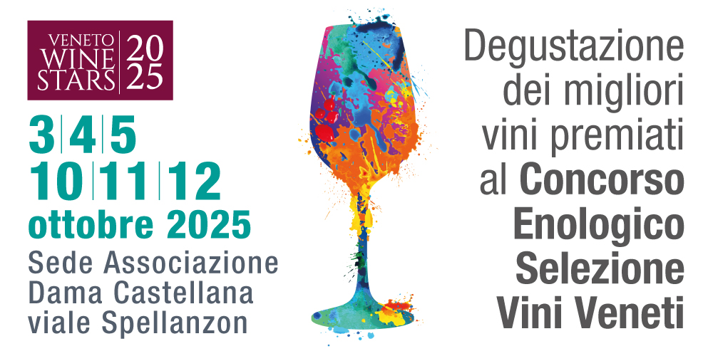 Degustazione dei migliori vini premiati al Concorso Enologico Selezione Vini Veneti